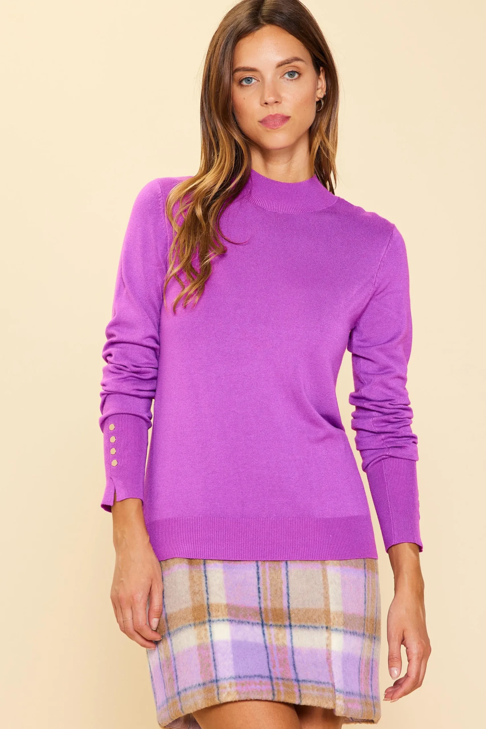 Longsleeve Mock Neck Sweater