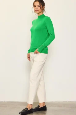 Longsleeve Mock Neck Sweater