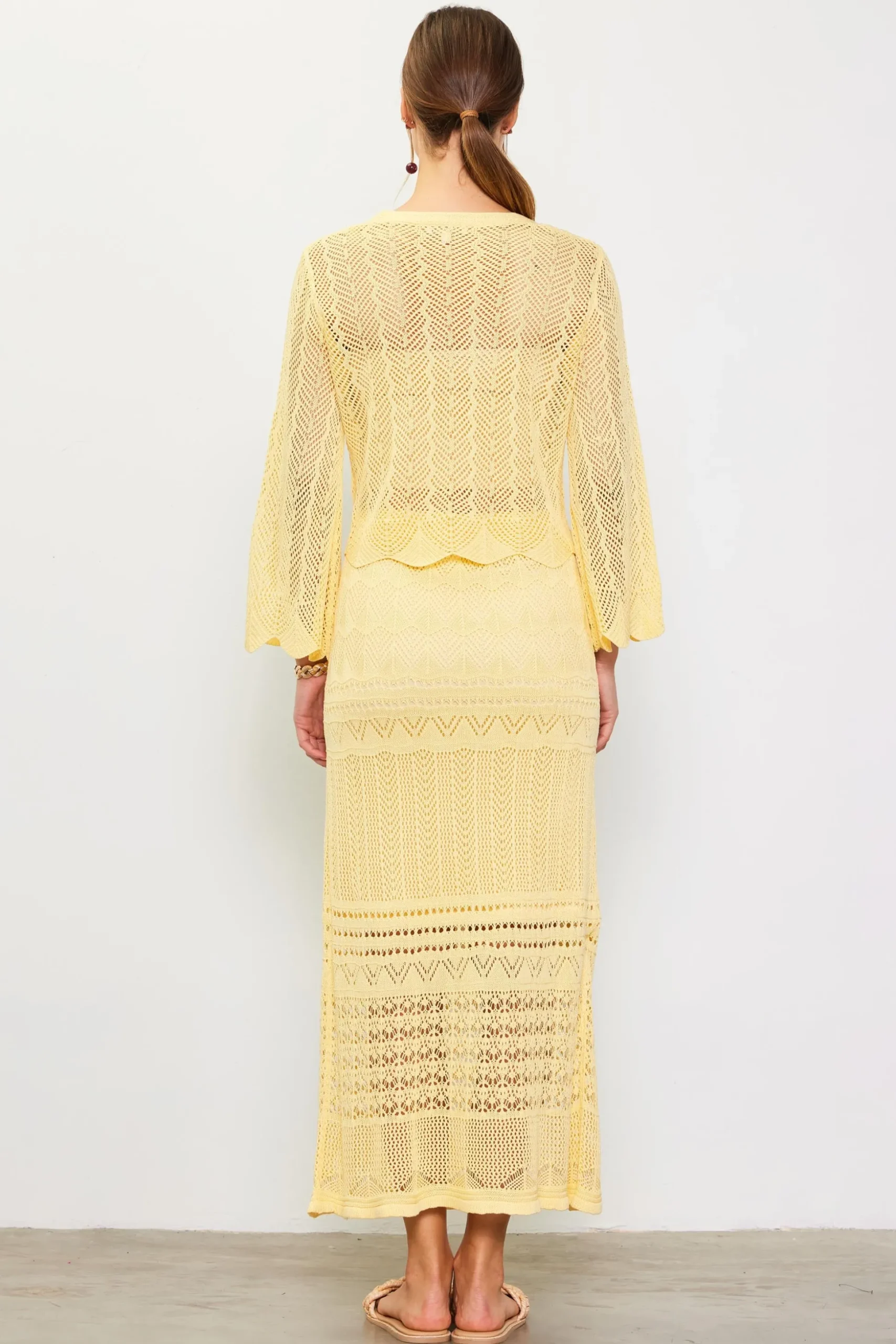 Longsleeve Open Knit Cardigan