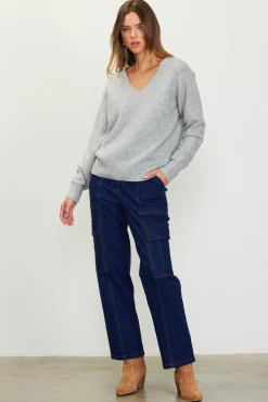 Longsleeve V Neck Sweater