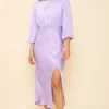 Mariela Front Slit Midi Dress
