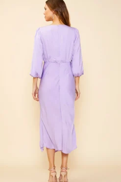 Mariela Front Slit Midi Dress