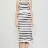 Nautical Stripe Crochet Skirt