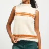 Nora Mock Neck Sweater Vest