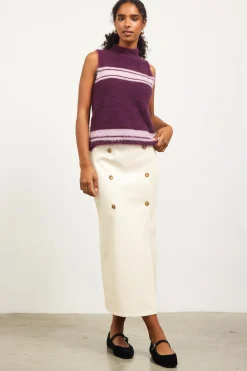 Nora Mock Neck Sweater Vest