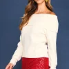 Off Shoulder Sweater