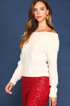 Off Shoulder Sweater