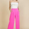 Pintuck Wide Pants