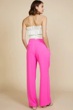 Pintuck Wide Pants