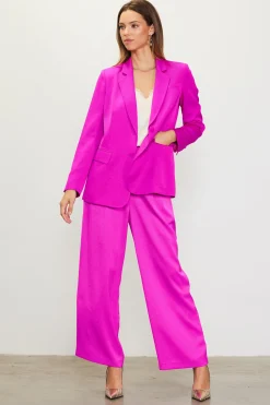 Pleat Wide Leg Trousers