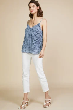 Pleated Cami Top