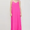 Pleated Maxi Dress