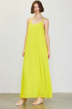 Pleated Maxi Dress