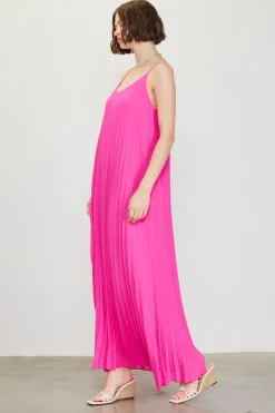 Pleated Maxi Dress