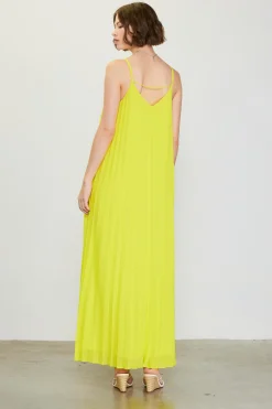 Pleated Maxi Dress