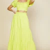 Poplin Tiered Maxi Skirt