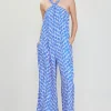 Printed Halter Jumpsuit