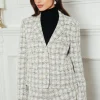 Raina Plaid Tweed Jacket