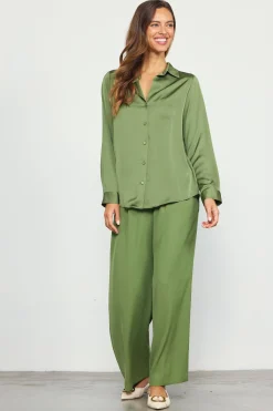 Recycled Button Down Top