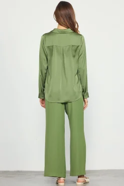 Recycled Button Down Top
