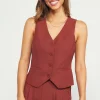 Recycled Button Down Vest