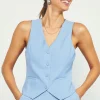 Recycled Button Down Vest
