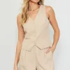 Recycled Button Down Vest