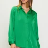 Recycled Classic Button Down Top