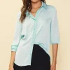 Recycled Classic Button Down Top