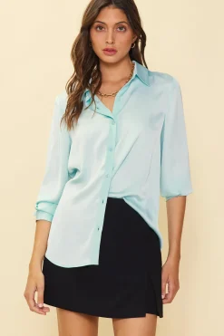 Recycled Classic Button Down Top
