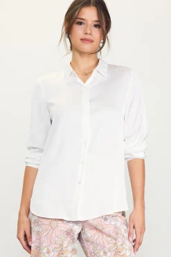 Recycled Classic Button Down Top