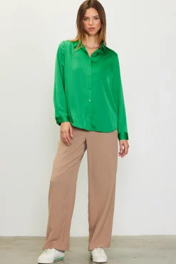 Recycled Classic Button Down Top
