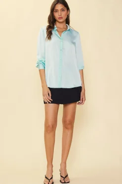 Recycled Classic Button Down Top