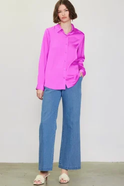 Recycled Classic Button Down Top