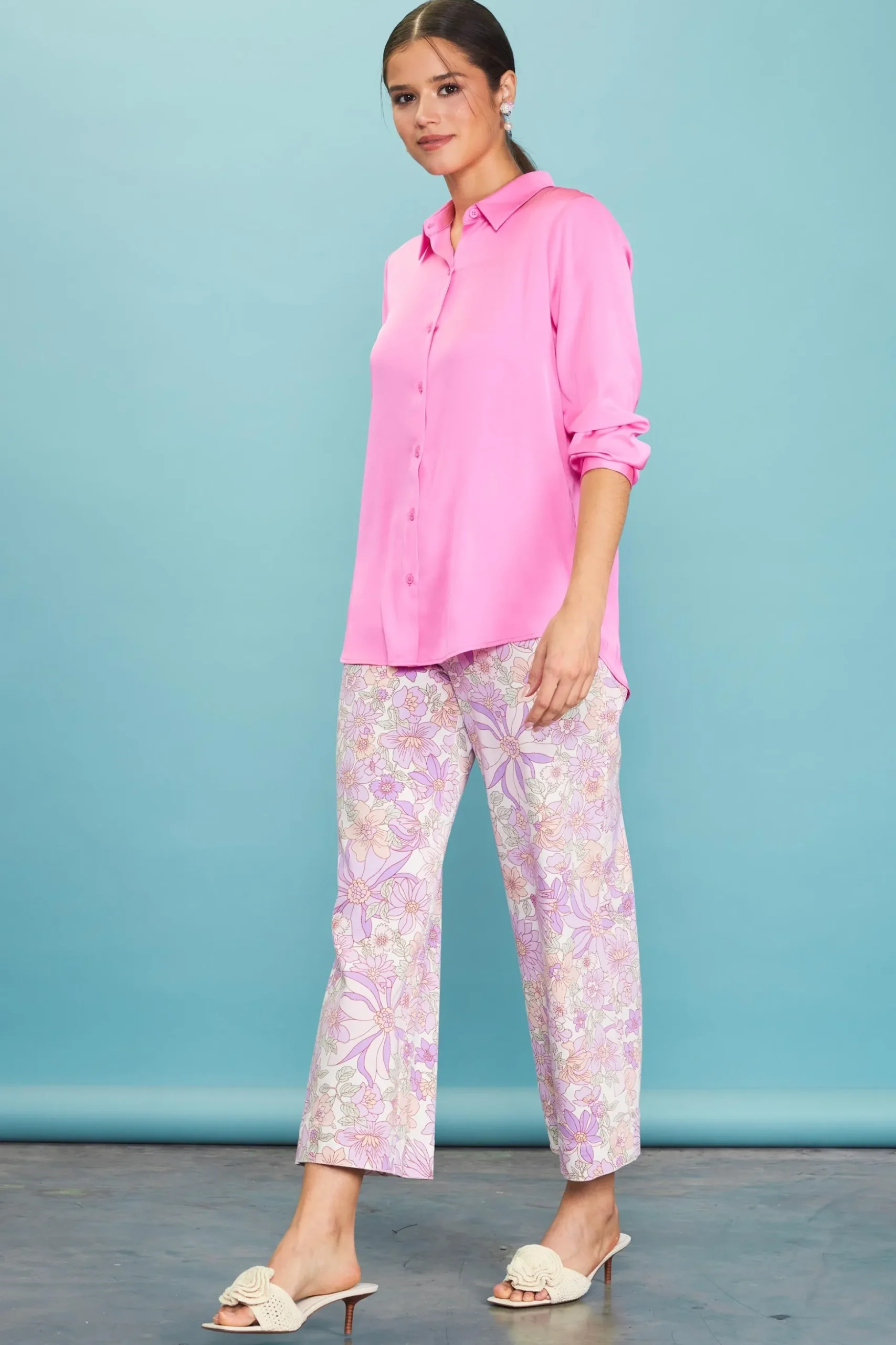 Recycled Classic Button Down Top