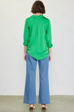 Recycled Classic Button Down Top