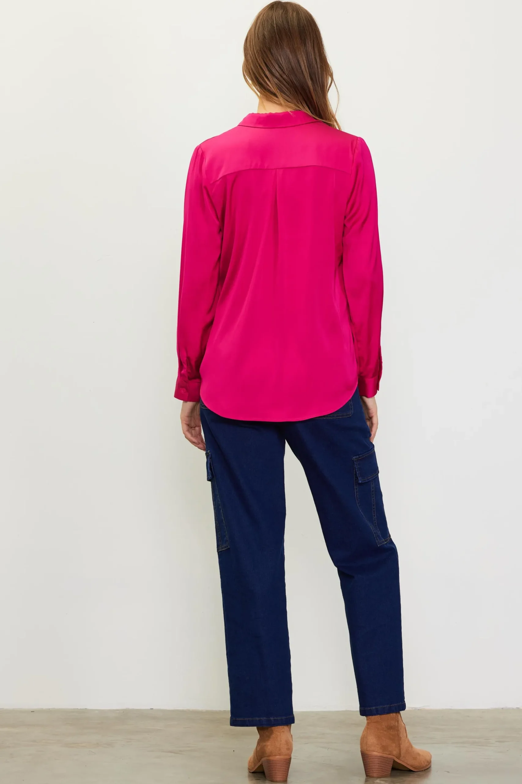 Recycled Classic Button Down Top