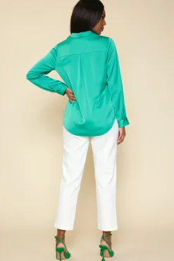 Recycled Classic Button Down Top