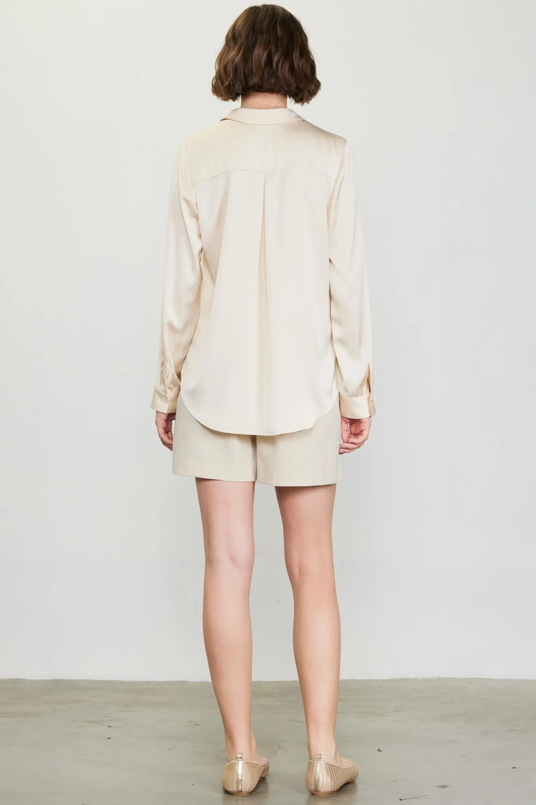 Recycled Classic Button Down Top