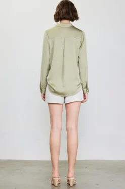 Recycled Classic Button Down Top