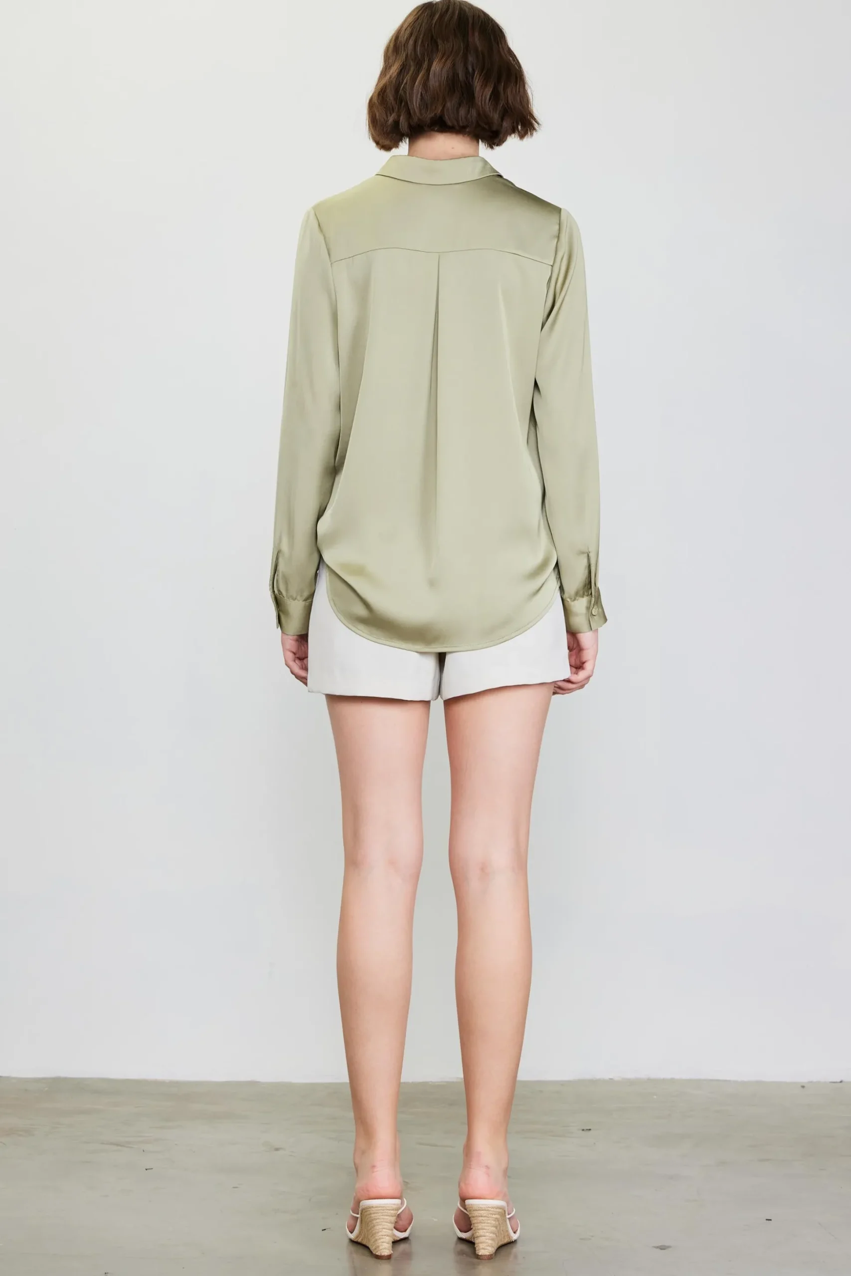 Recycled Classic Button Down Top