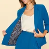 Recycled Shirred Sleeve Blazer