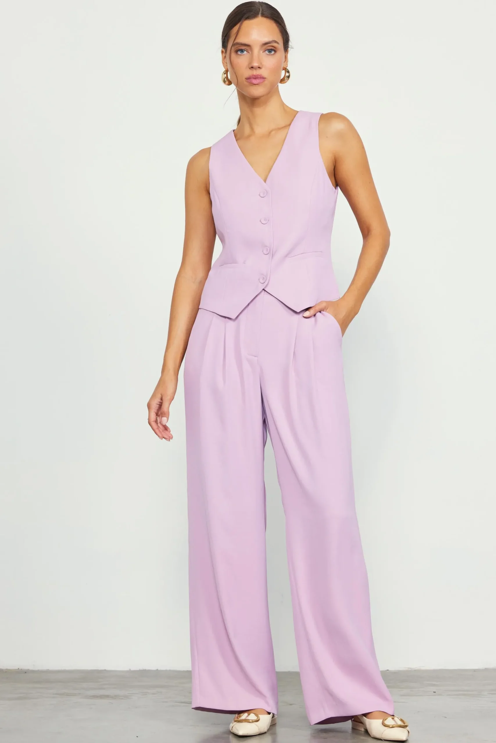 Recycled Wide Leg Pants