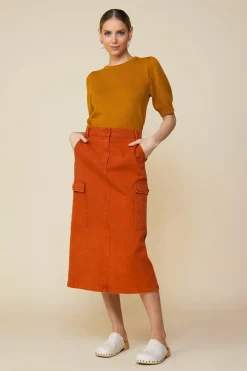 Recycled Yarn Short Sleeve Sweater