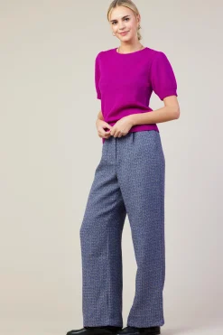 Recycled Yarn Short Sleeve Sweater