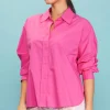 Relaxed Fit Poplin Longsleeve Shirt