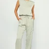 Relaxed Utility Pintucked Pants