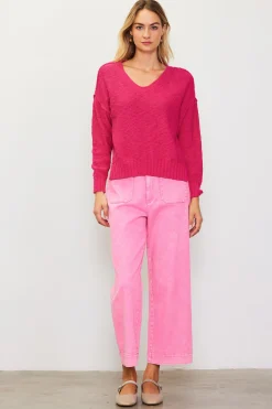 Relaxed V Neck Sweater