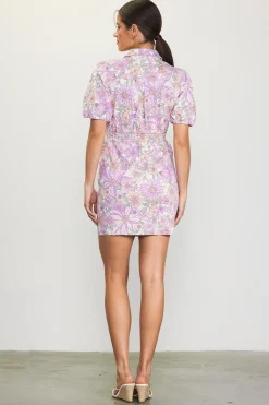 Retro Collared Mini Dress