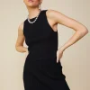Ribbed Knit Sleeveless Top